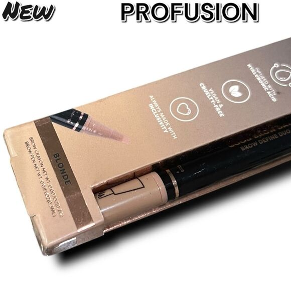 New NIB Profusion Good Brow Day - eyebrow Define Duo - Blonde - Picture 5 of 7